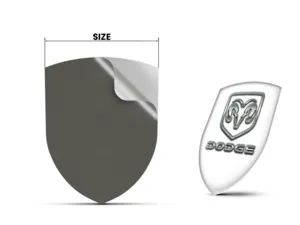 Dodge Sticker Silicone Design Max Stylé Pro Résistant
